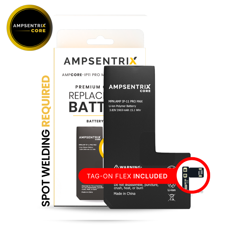 Batería Ampsentrix Core Tag On para iPhone 11 Pro Max