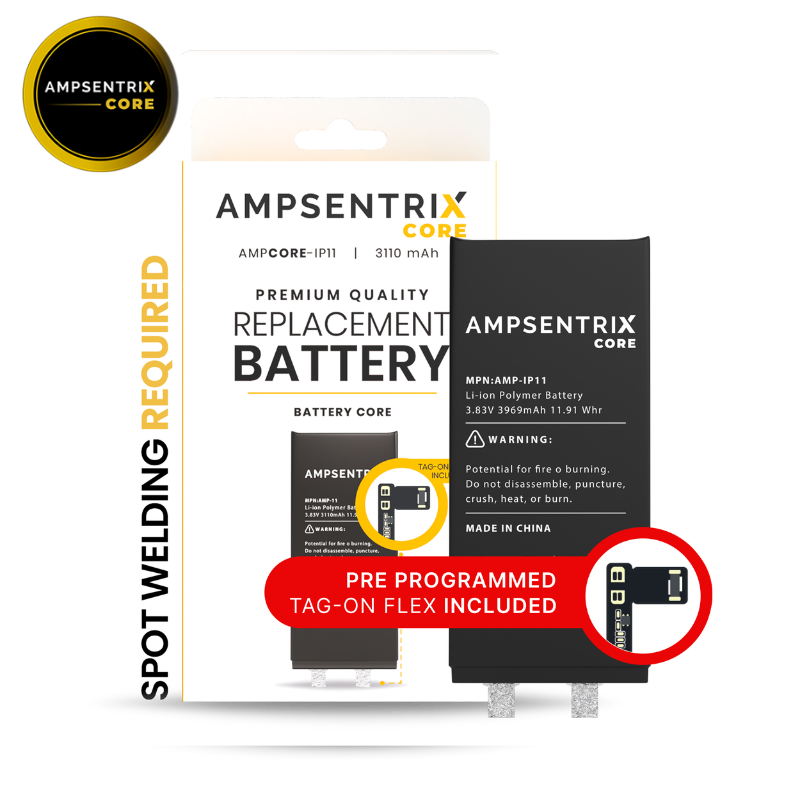 Batería Ampsentrix Core Tag On para iPhone 11